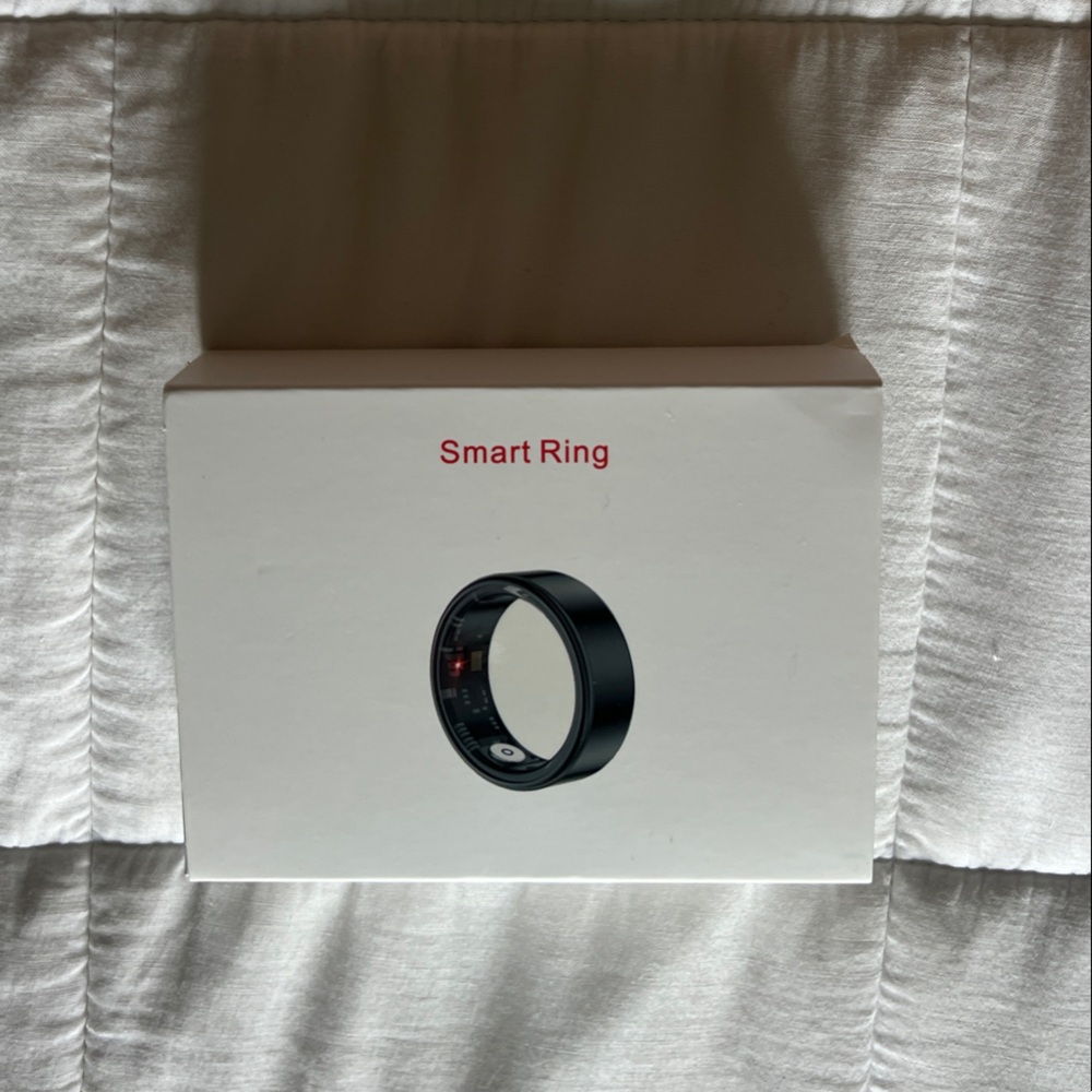 Smart Black Wearable Ring